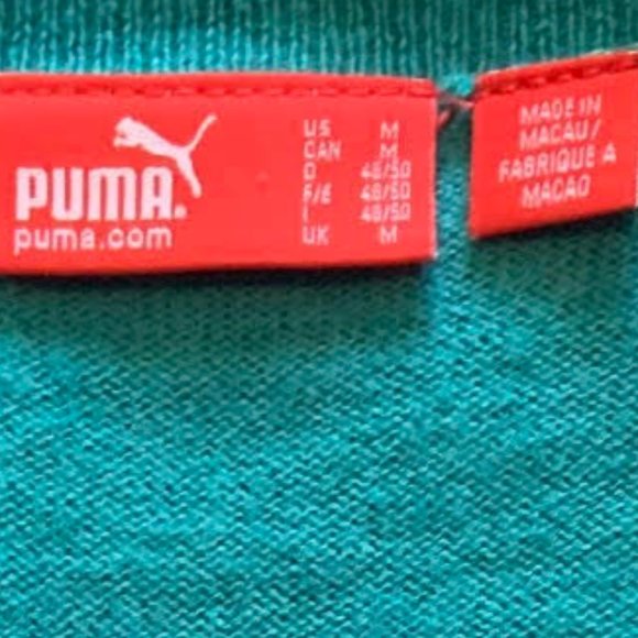 Puma - Teal sweater ladies Medium - Picture 9 of 9